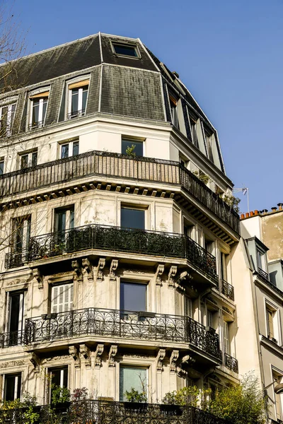 Imagem Uma Bela Vista Panorâmica Cidade Paris — Fotografia de Stock