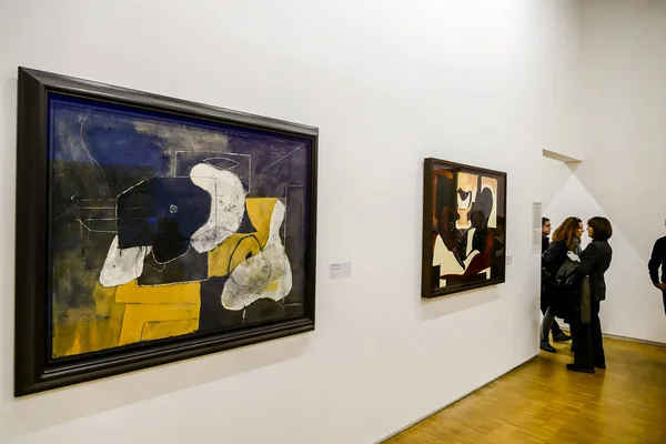 Redaktionsbild Des Museums Für Moderne Kunst Pompidou Paris Aufgenommen 2018 — Stockfoto