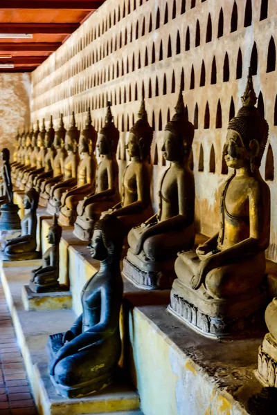 Estatua Buddha Templo Tailandia Foto Hermosa Foto Digital —  Fotos de Stock