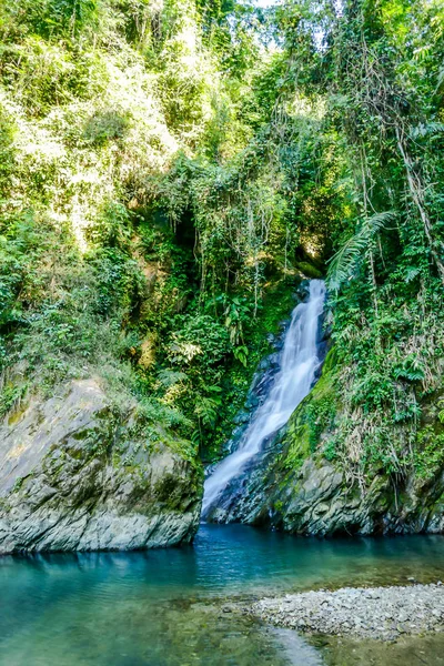 Wasserfall Tiefen Wald Schönes Foto Digitales Bild — Stockfoto