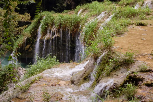 Landschaft Semuc Champey Lanquin Guatemala Mittelamerika — Stockfoto