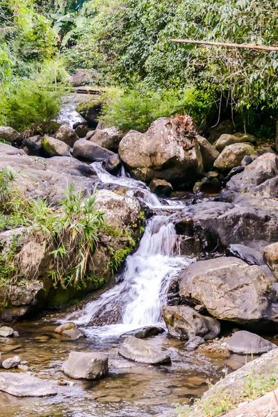 Wasserfall Wald Schönes Foto Digitales Bild — Stockfoto