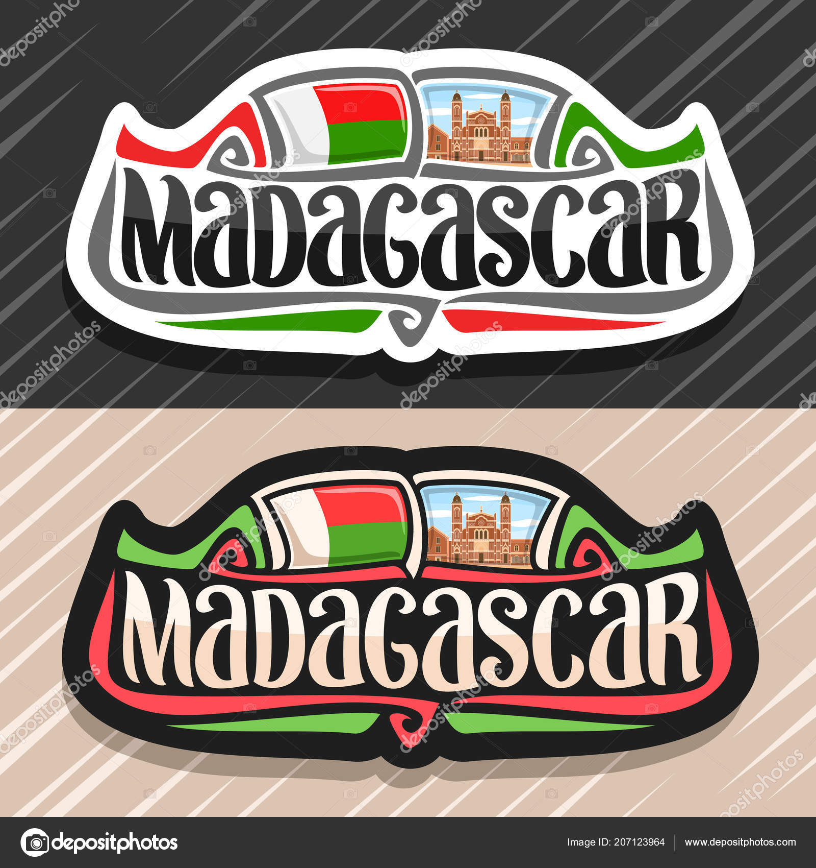Aimant pour frigo « MadagasCAR » - voiture