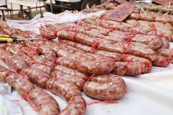 Sausages Street Food — Stock Photo, Image