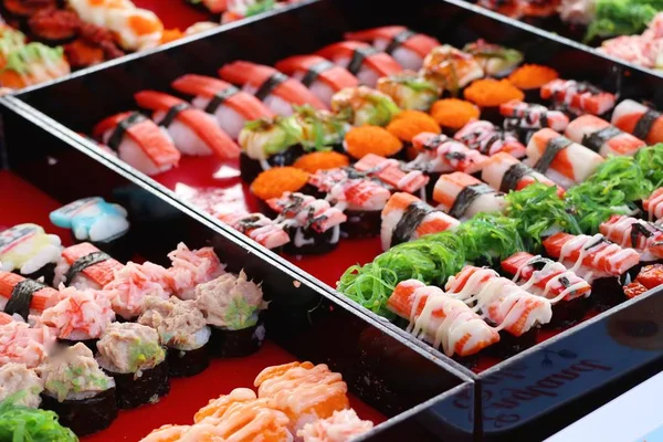 Sushi Ulicy Żywności — Zdjęcie stockowe