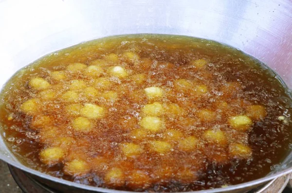 Fried Sweet Potato Street Food — Stock Photo, Image