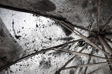 Sanat kumaş boya şemsiye