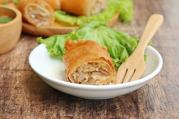 Spring Roll Dipping Sauce — Stock Photo, Image