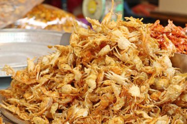 Yengeçler sokak gıda gevrek