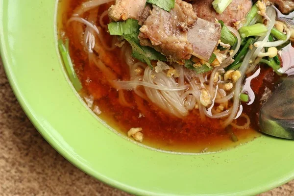 Sopa Cerdo Estofada Con Albóndigas — Foto de Stock