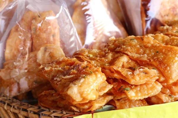 Roti Crujiente Comida Calle — Foto de Stock