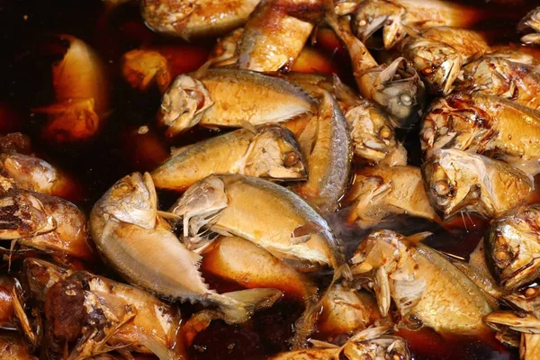 Boiled Fish Sauce Market — Stock Photo, Image