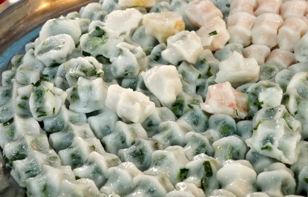 Kızarmış sarımsak chives hamur tatlısı