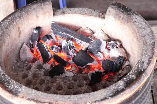 Charcoal Burner Market — Stock Photo, Image