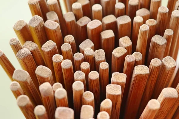 Bamboe Eetstokjes Voor Noedels — Stockfoto