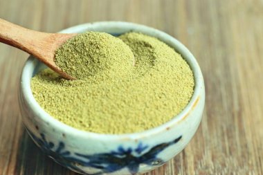 Kibrit yeşil çay tozu