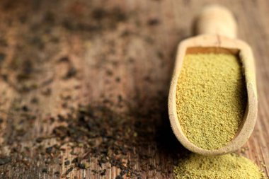 Kibrit yeşil çay tozu