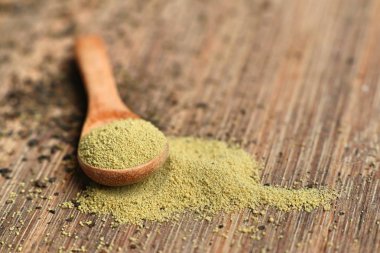 Kibrit yeşil çay tozu