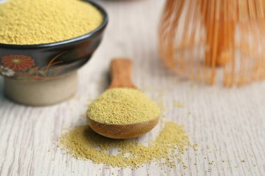 Kibrit yeşil çay tozu