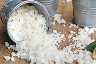 Beyaz tuz yığını