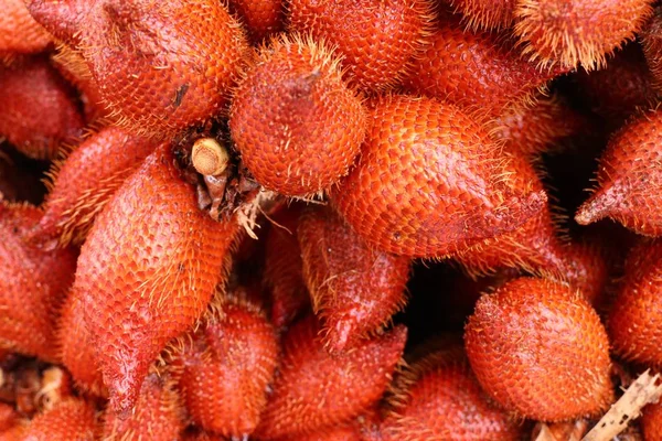 Salacca Vruchten Straat Eten — Stockfoto