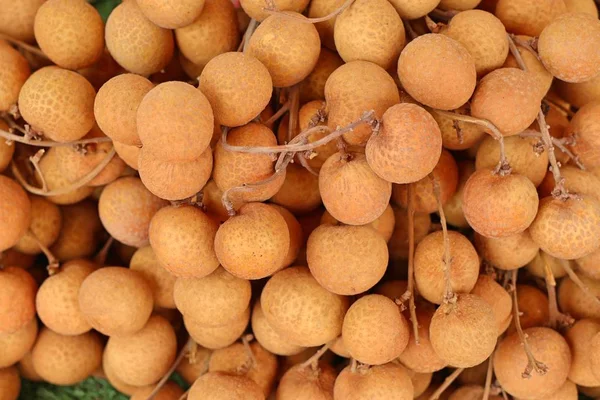 Frutta Longan Cibo Strada — Foto Stock