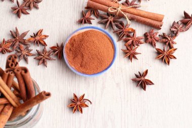 Toz tarçın ve sopa