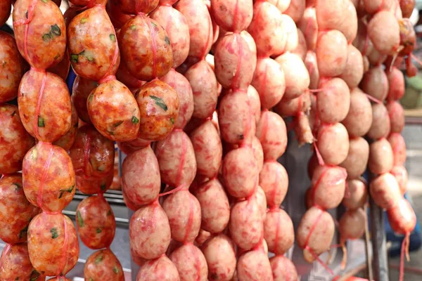 Saucisses Nourriture Rue — Photo