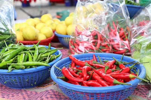 Chile Fresco Mercado — Foto de Stock