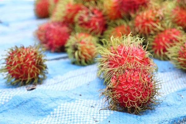 stock image rambutan at street food