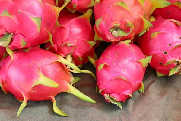 Dragon Fruit Straat Eten — Stockfoto