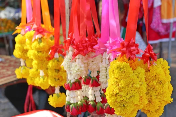 Jasmine Garland Market — Stock Photo, Image