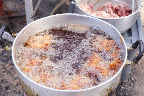 Fried Chicken Street Food — Stock Photo, Image