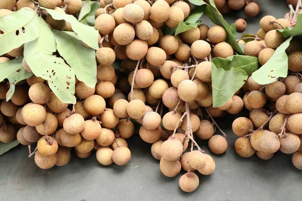 Longan Fruits Nourriture Rue — Photo