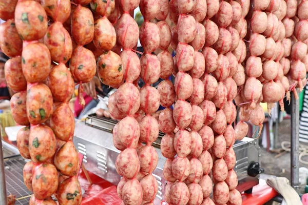 Saucisses Nourriture Rue — Photo