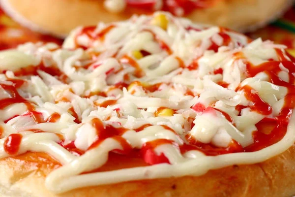 Pizza Allo Street Food — Foto Stock