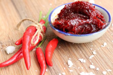 Kore kırmızı biber sosu - pastadır