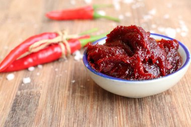 Kore kırmızı biber sosu - pastadır