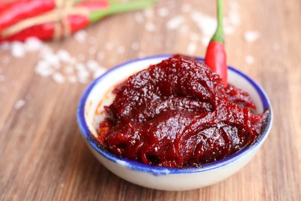 Kore kırmızı biber sosu - pastadır