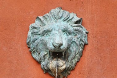 Aslan heykeli tükürme su