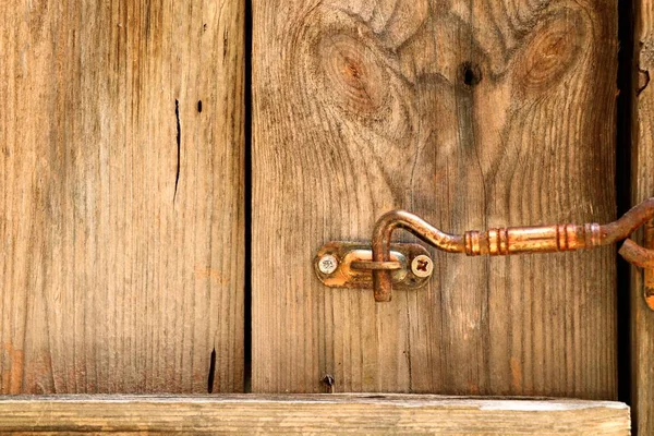 Eski Kapı Kilit Vintage — Stok fotoğraf