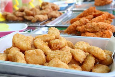 sokak gıda, kızarmış nuggets