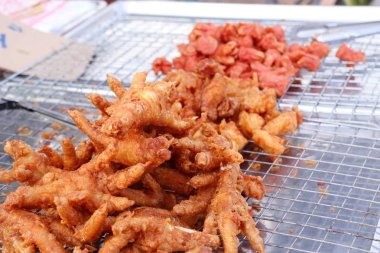 sokak gıda, kızarmış tavuk