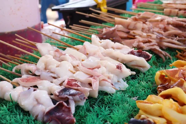 Grilled Squid Street Food — Stock Photo, Image