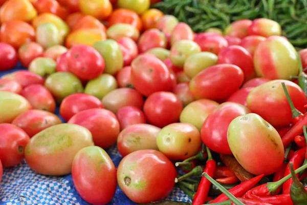 Verse Tomaten Markt — Stockfoto