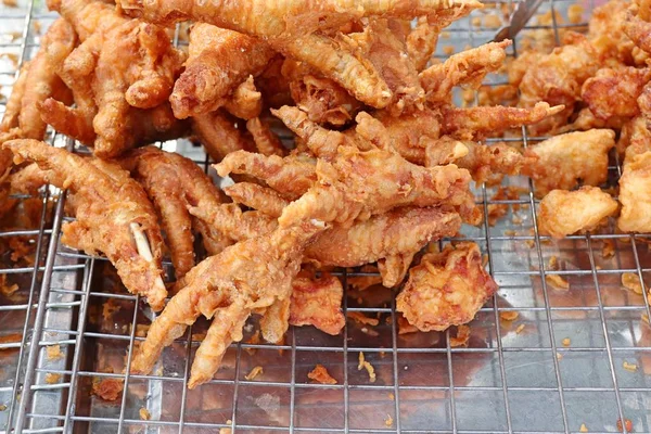 Frango Frito Comida Rua — Fotografia de Stock