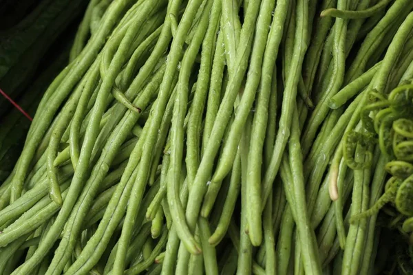 Long Beans Market — Stock Photo, Image