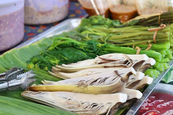 Verduras Hervidas Mercado — Foto de Stock