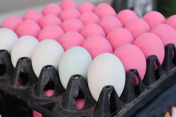 Telur Asin Dan Telur Yang Diawetkan — Stok Foto
