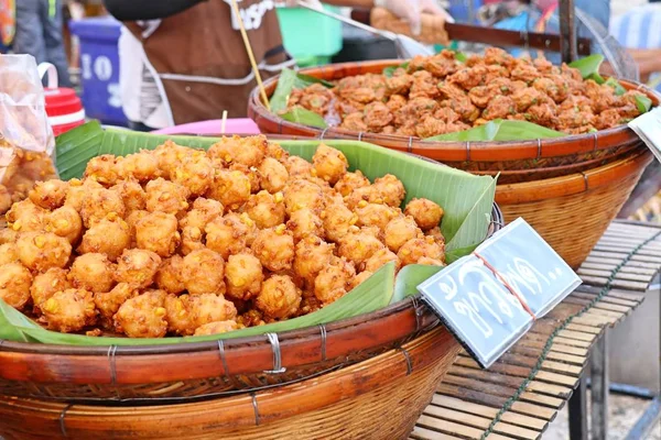 Tofu Frito Comida Callejera — Foto de Stock